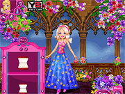 Barbie Floral Princess Dress Up