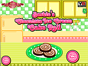 Barbie\'s Chocolate Ice Cream Cake Roll