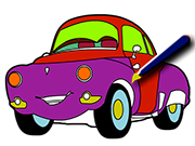 Cartoon Cars Coloring Game
