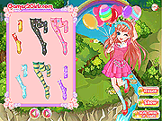 Colorful Balloon Girl