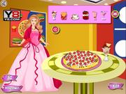 Cooking Barbie Candy Pizza