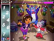 Dora Birthday Party Hidden Numbers