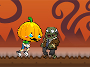 Eat Pumpkins in Zombie Town