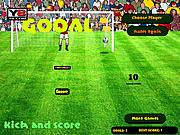 Football Kick And Score