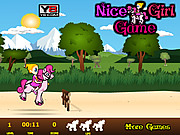 Girl Riding The Pony