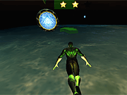 Green Lantern Flying