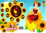 Happy Sunflower Girl