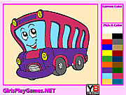 Kids Coloring Bus
