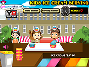 Kids Ice Cream Serving