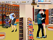 Kissing Shoppers
