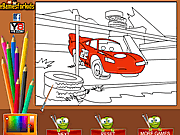 Lightning Mcqueen Coloring Game