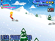 Lisa On Snowboard