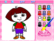 Merry Dora Coloring