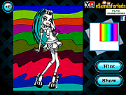 Monster High Frankie Stein Coloring
