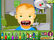 Naughty Baby at Dentist
