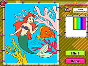 Princess Ariel Coloring