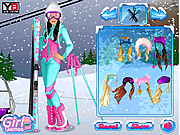 Skiing Barbie