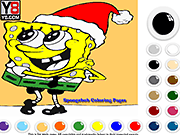 Spongebob squarepants  Christmas Coloring