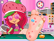 Strawberry Shortcake Foot Injuries!