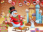 The Funny Snowman Dress Up