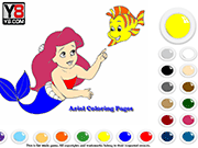 Young Ariel Coloring