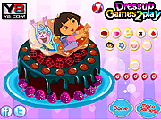 Yum Yum Dora Cake Decor