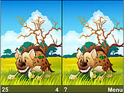 Animal Life Spot Difference Game
