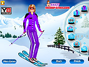 Barbie Goes Snowboarding Dressup