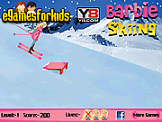 Barbie Skiing Game