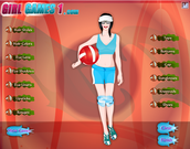 Beach Volleyball Girl Dress Up