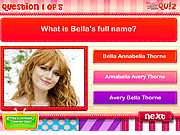 Bella Thorne Quiz