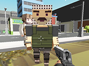 Block Pixel Cop : Gun Craft In Robbers World