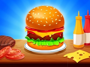 Burger Cafe - Cooking Games For Kids