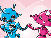 Cute Robots in Love