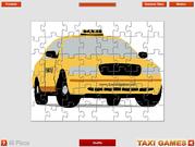Cartoon Taxi Jigsaw