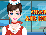 Charming Air Hostess