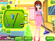 Cleaning Girl Dress Up