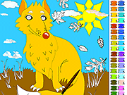 Coloring Fox