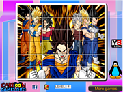 Dragon Ball Z Rotate Puzzle