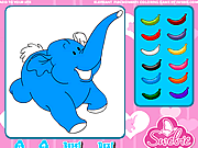 Elephant Fun Moments Coloring