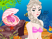 Elsa Mermaid Spa Makeover