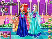 Elsa with Anna Dress Up
