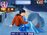 Elsa with Ken Kissing