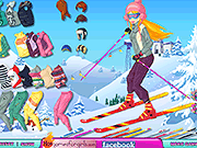 Fashion Skiing Girl Dress Up