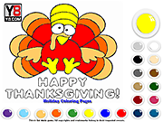 Happy Thanksgiving Coloring