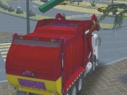 Island Clean Truck Garbage Sim
