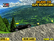 Jaguar On Alps Mountains