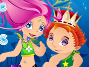 Mermaid Prince and Princess