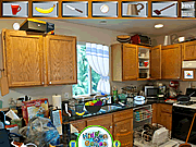 Messy Kitchen-Hidden Objects