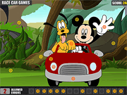 Mickey Mouse Car Hidden Tires